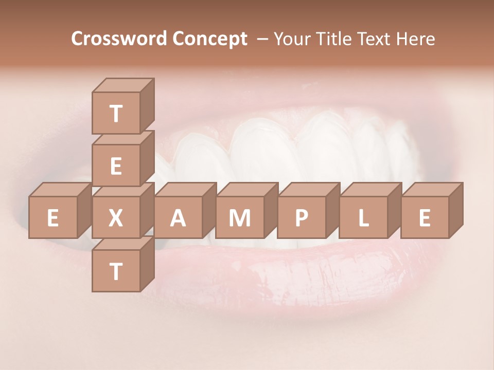 Caucasian Gel Kappa PowerPoint Template