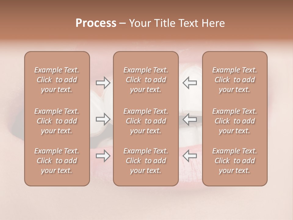 Caucasian Gel Kappa PowerPoint Template