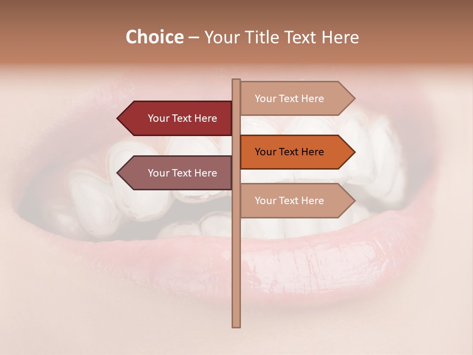 Caucasian Gel Kappa PowerPoint Template