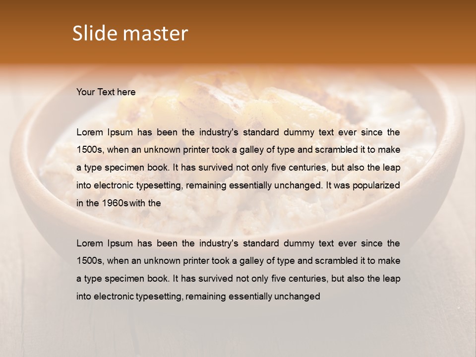 Colorful Full Meal PowerPoint Template