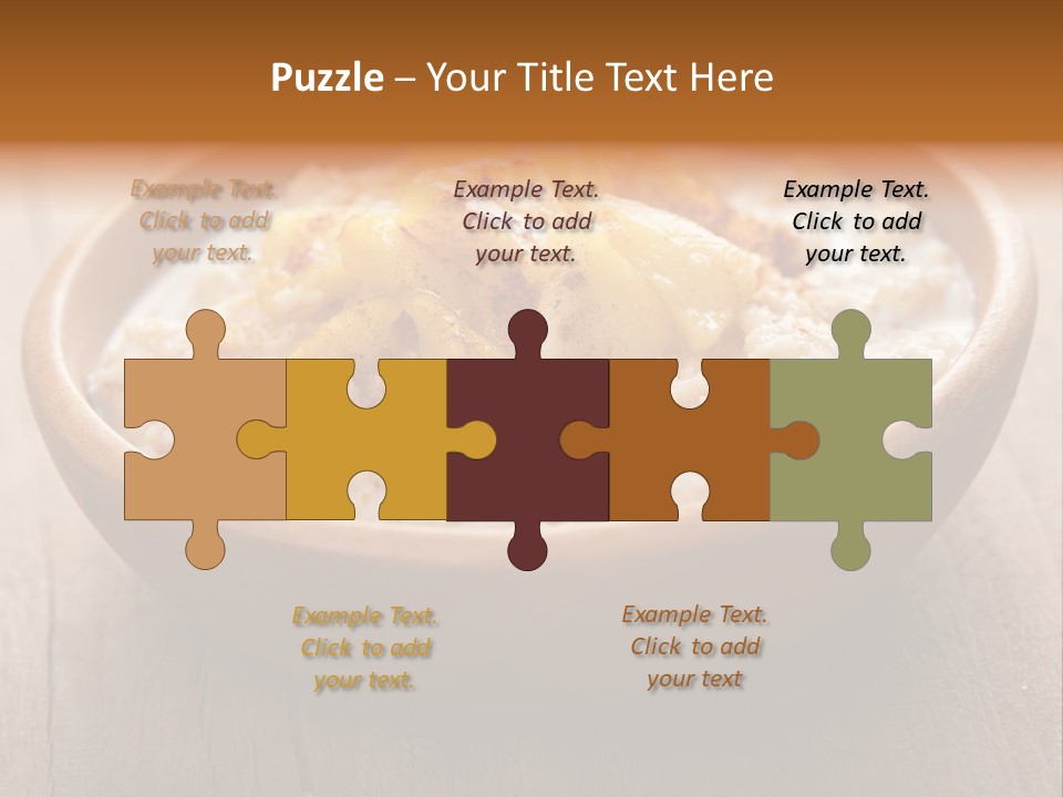 Colorful Full Meal PowerPoint Template