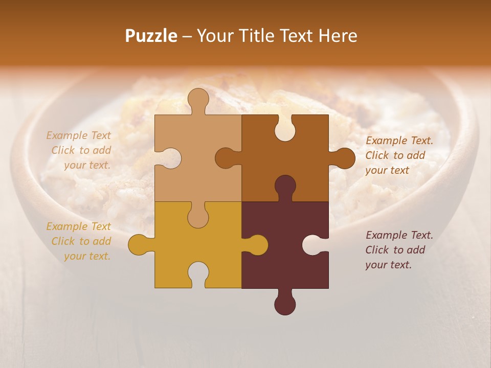 Colorful Full Meal PowerPoint Template