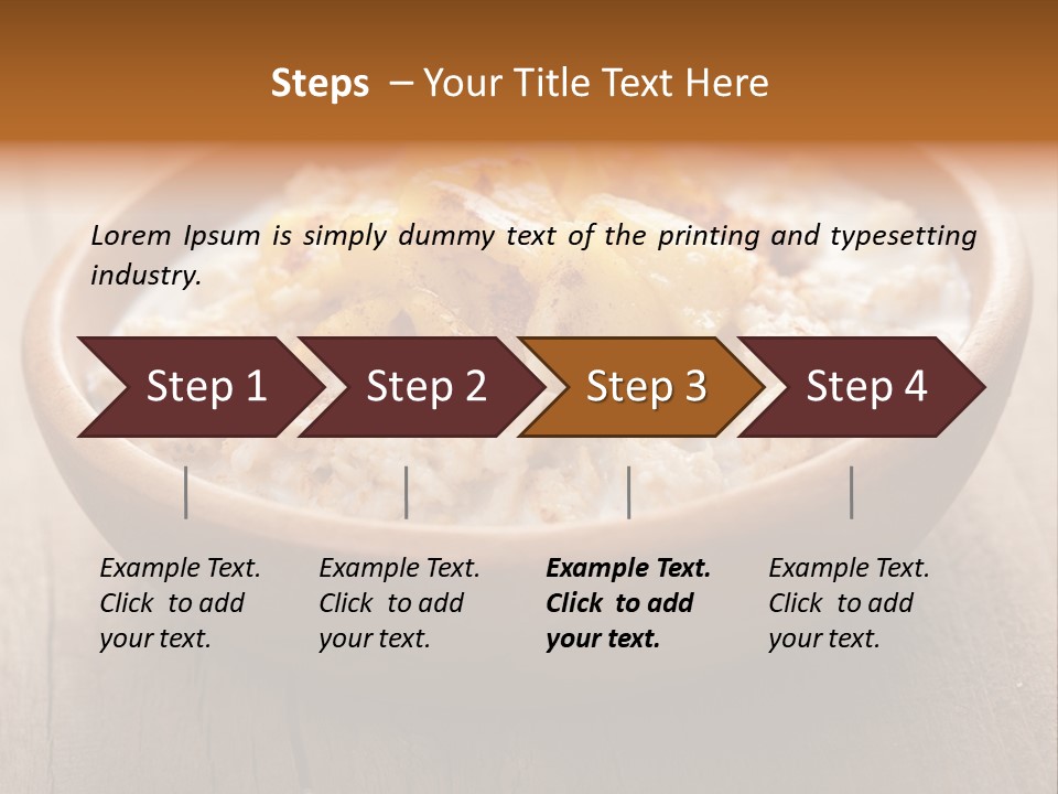 Colorful Full Meal PowerPoint Template