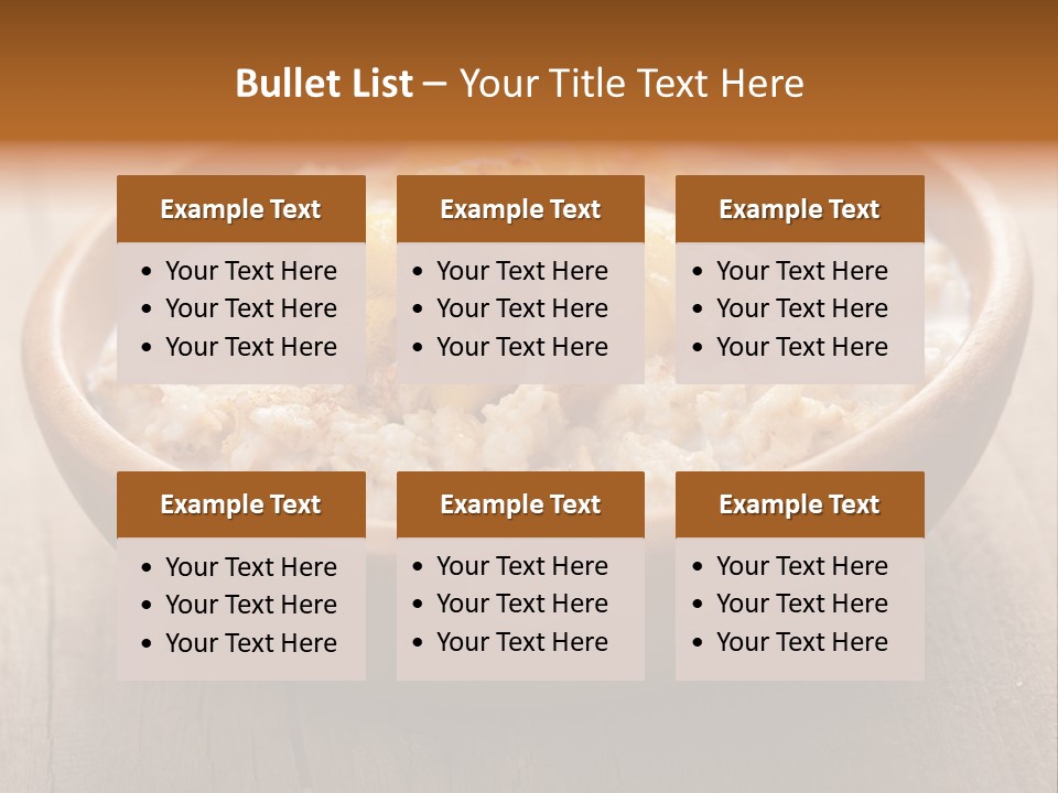 Colorful Full Meal PowerPoint Template