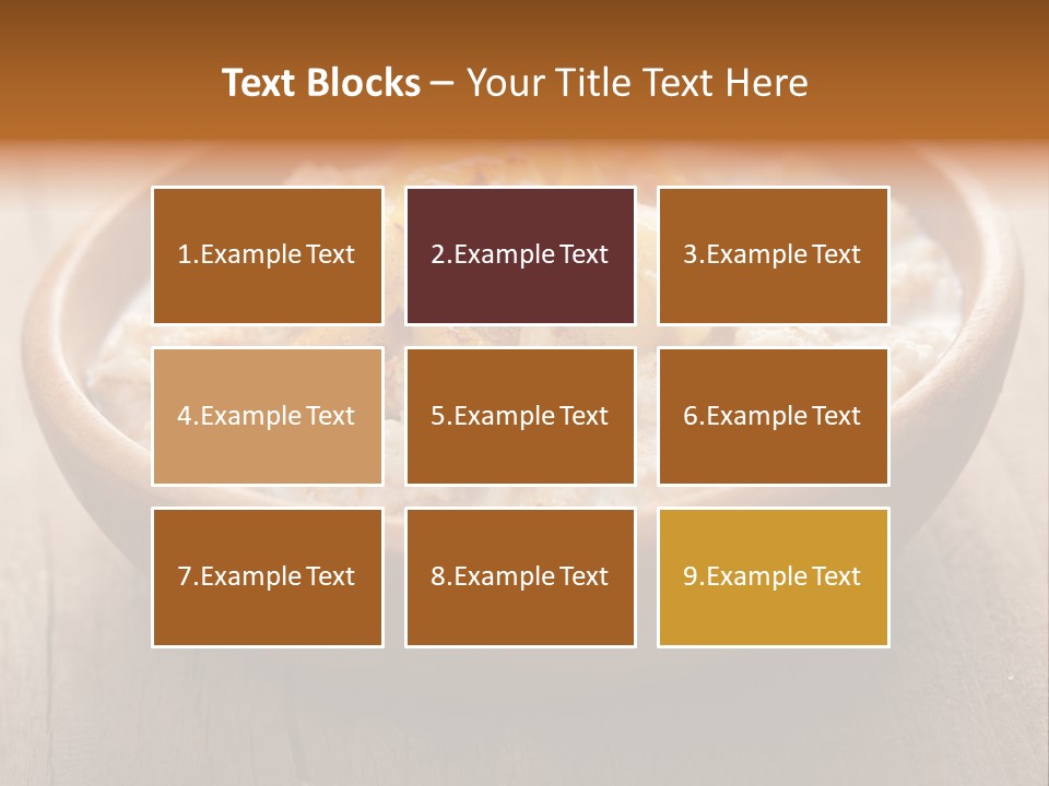 Colorful Full Meal PowerPoint Template