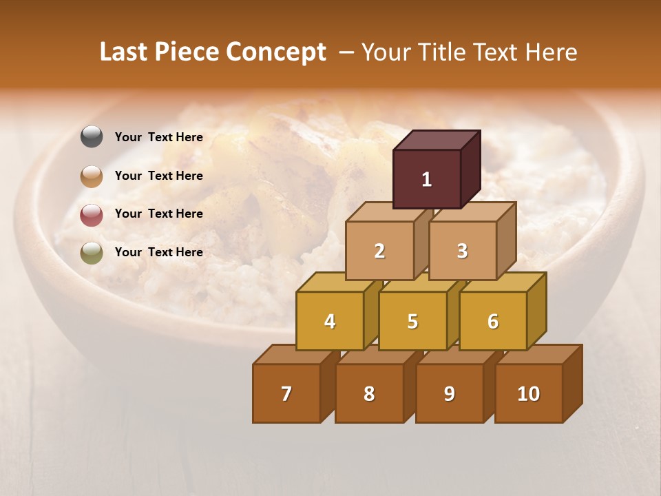 Colorful Full Meal PowerPoint Template