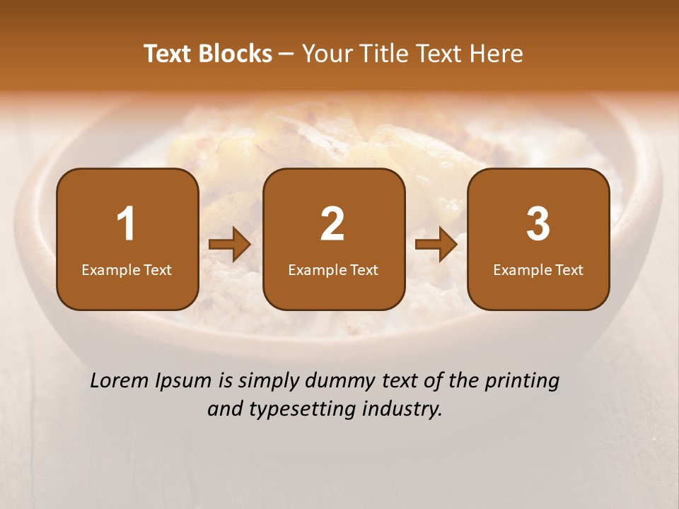 Colorful Full Meal PowerPoint Template