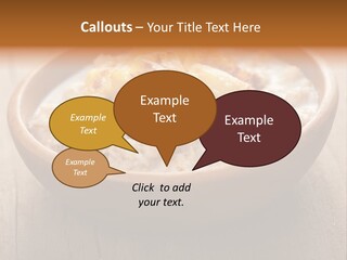 Colorful Full Meal PowerPoint Template