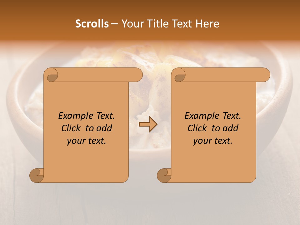 Colorful Full Meal PowerPoint Template