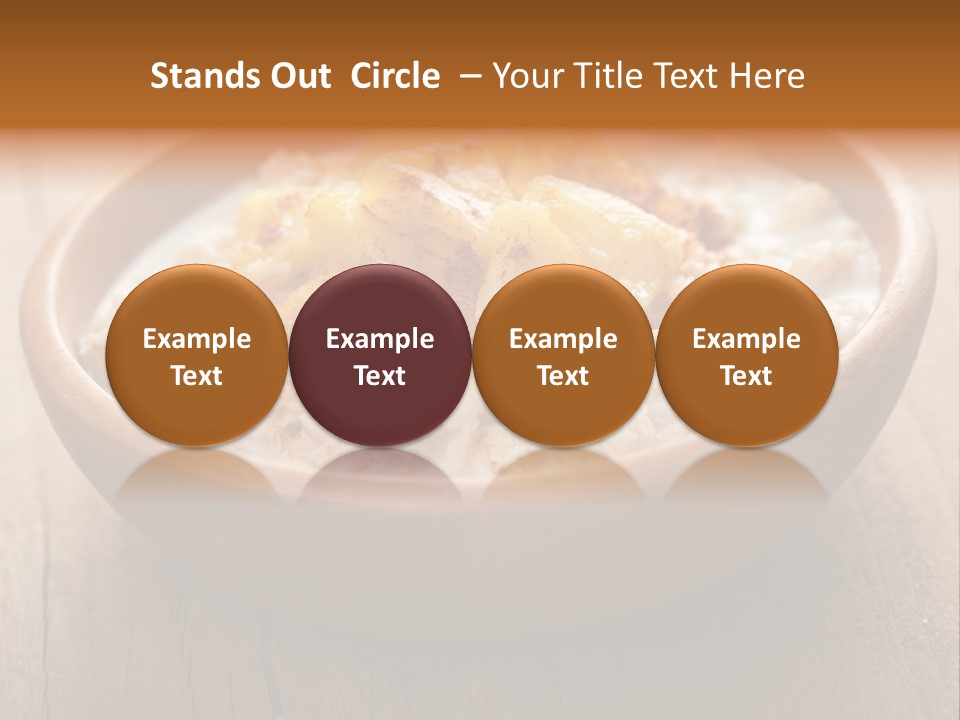 Colorful Full Meal PowerPoint Template