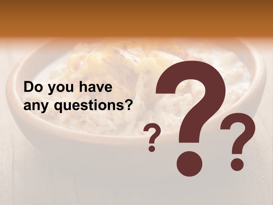 Colorful Full Meal PowerPoint Template