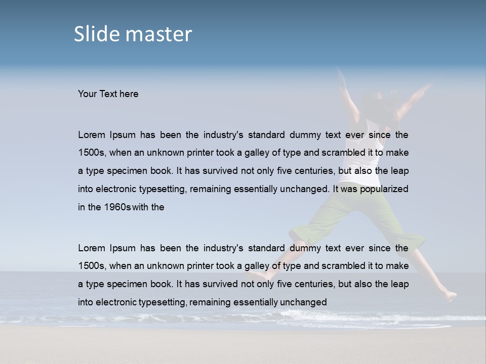 Freedom Beautiful Outdoor PowerPoint Template