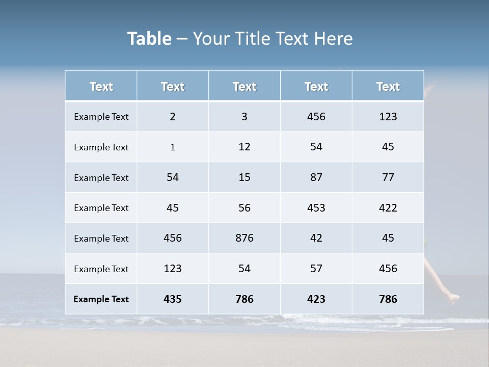 Freedom Beautiful Outdoor PowerPoint Template