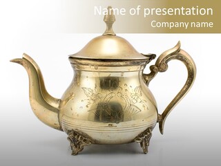 Pot Ware Silver PowerPoint Template