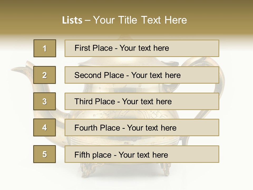 Pot Ware Silver PowerPoint Template