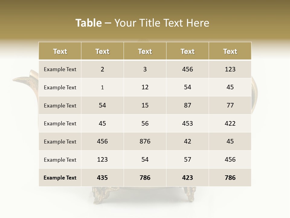 Pot Ware Silver PowerPoint Template