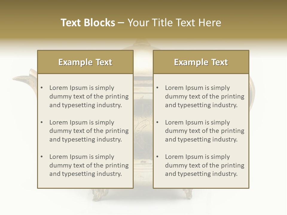 Pot Ware Silver PowerPoint Template