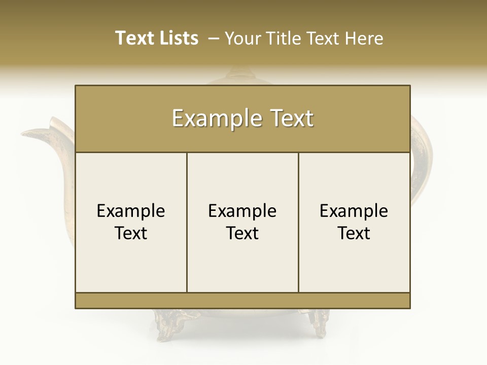 Pot Ware Silver PowerPoint Template
