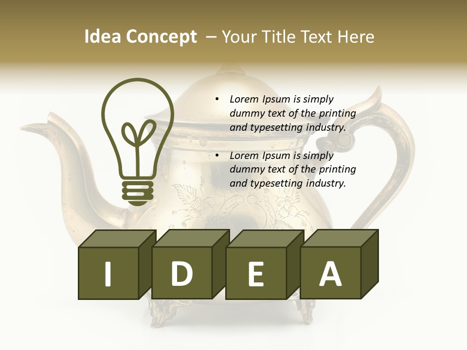 Pot Ware Silver PowerPoint Template