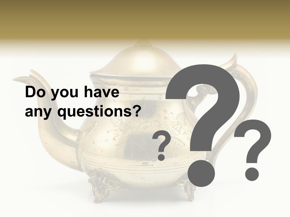 Pot Ware Silver PowerPoint Template