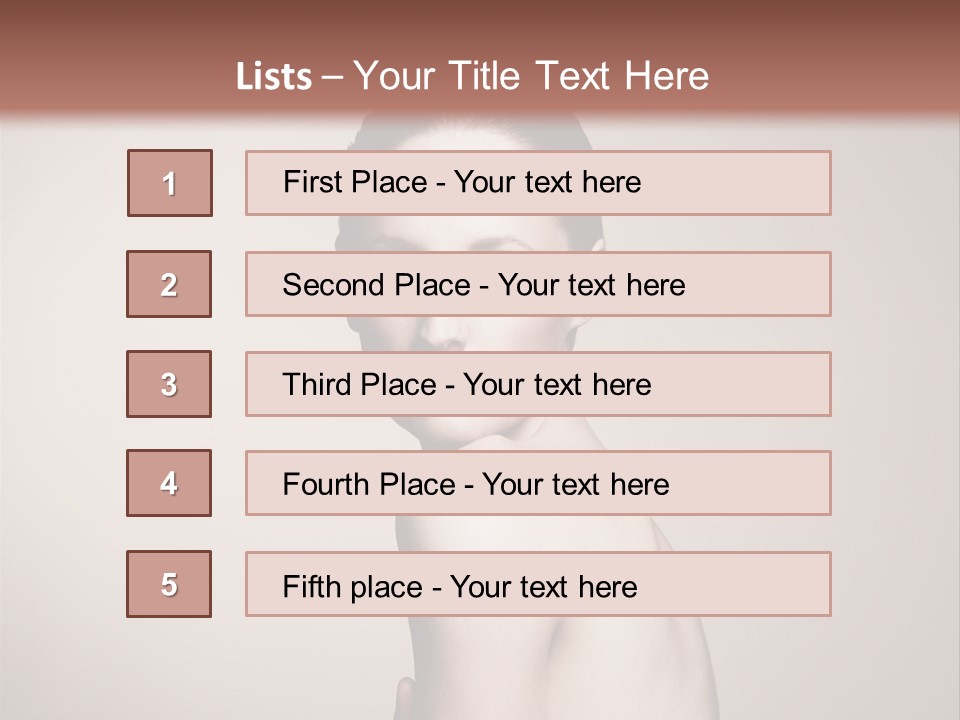 Human Person Undress PowerPoint Template