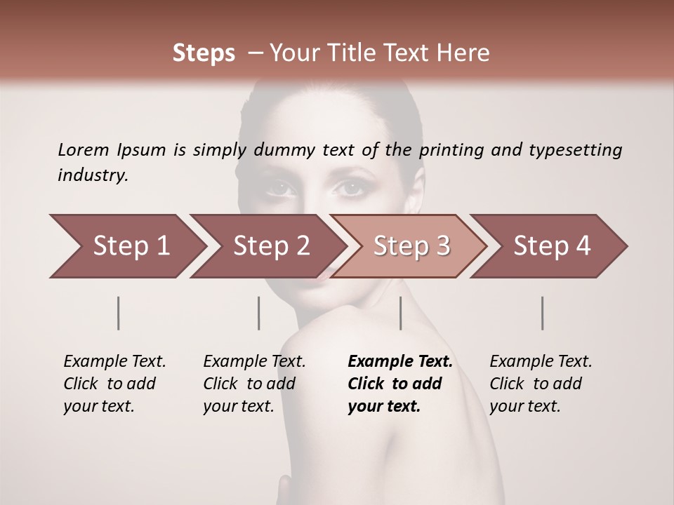 Human Person Undress PowerPoint Template