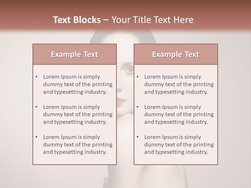 Human Person Undress PowerPoint Template