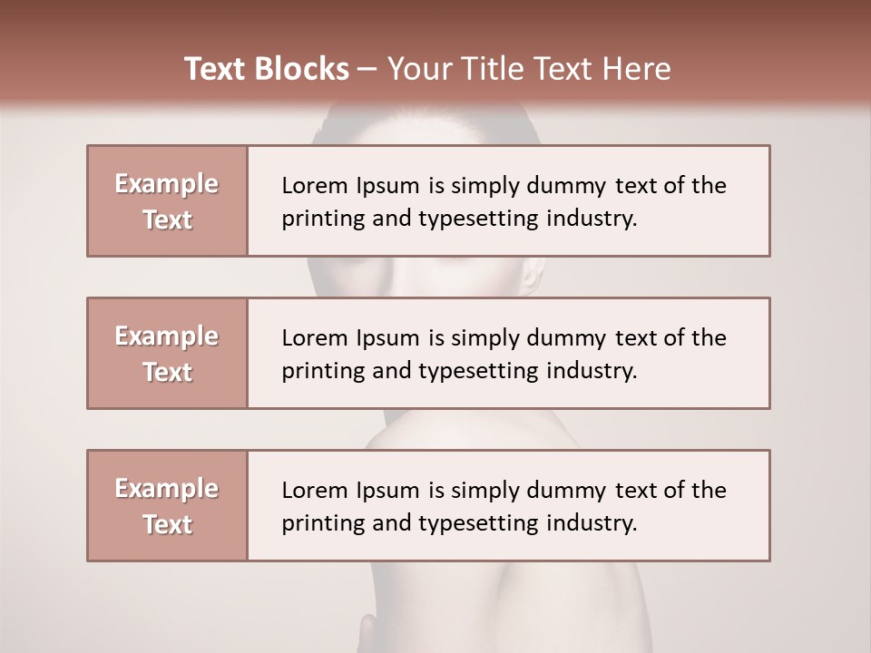 Human Person Undress PowerPoint Template