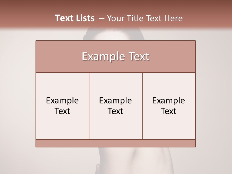 Human Person Undress PowerPoint Template