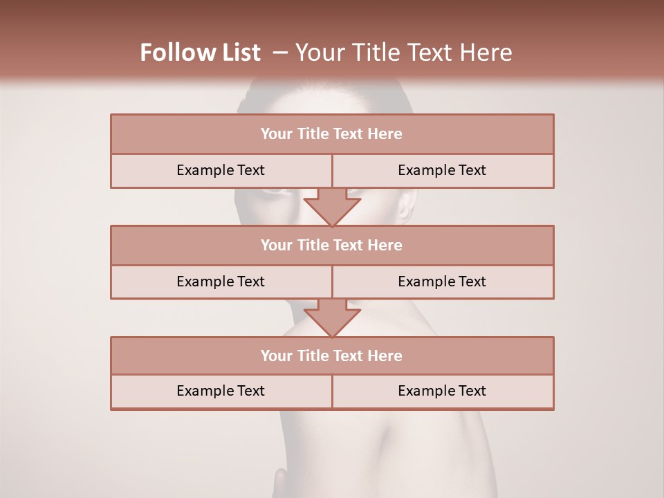 Human Person Undress PowerPoint Template