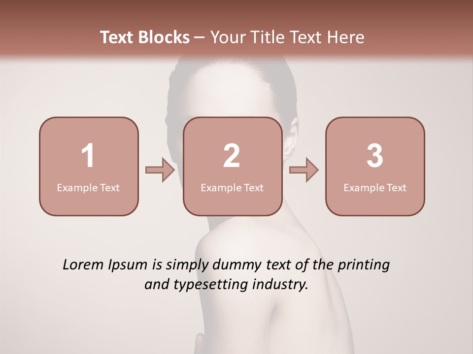 Human Person Undress PowerPoint Template