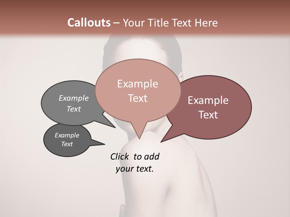 Human Person Undress PowerPoint Template