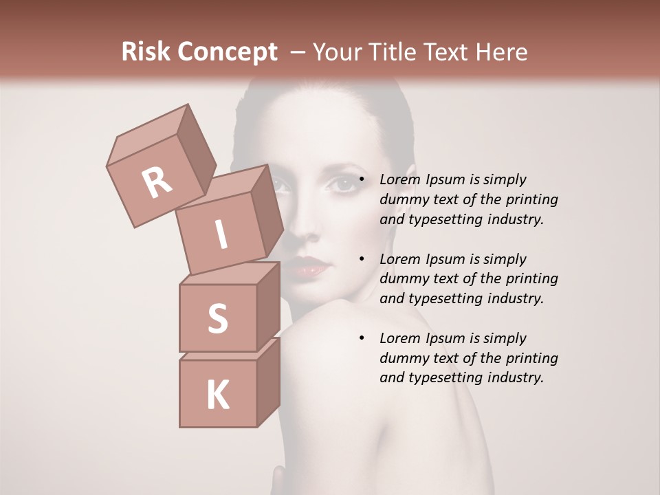 Human Person Undress PowerPoint Template