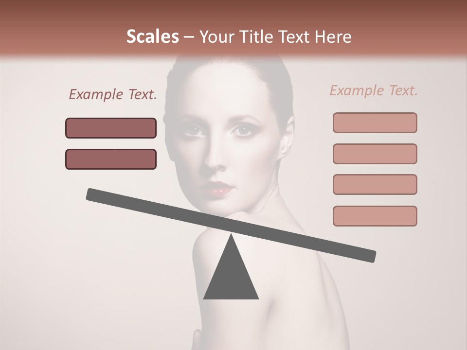 Human Person Undress PowerPoint Template