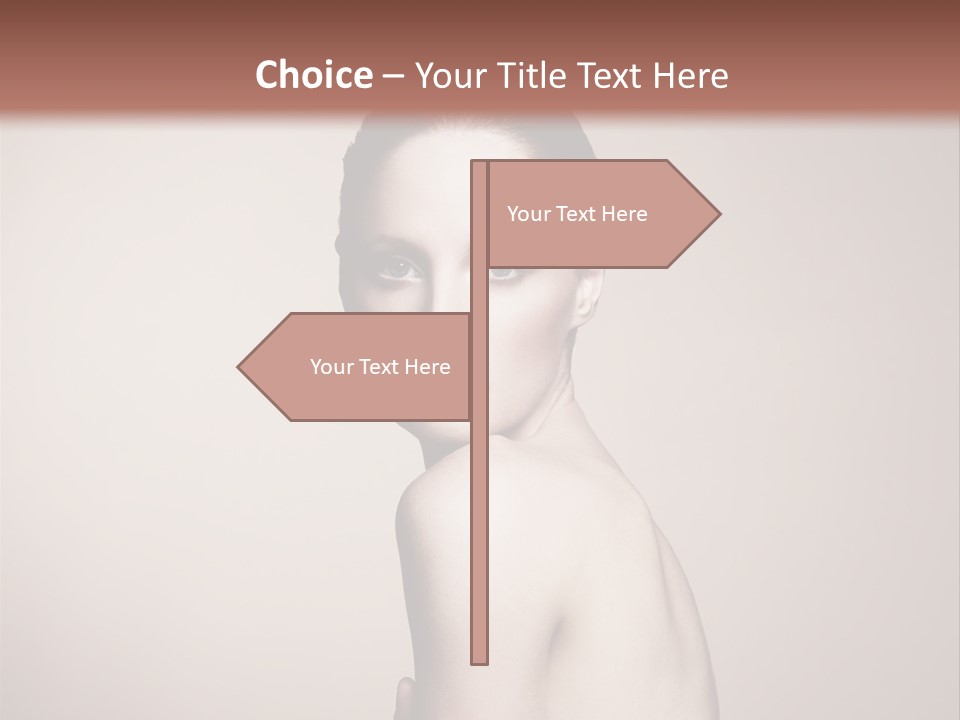 Human Person Undress PowerPoint Template