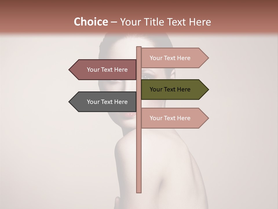 Human Person Undress PowerPoint Template