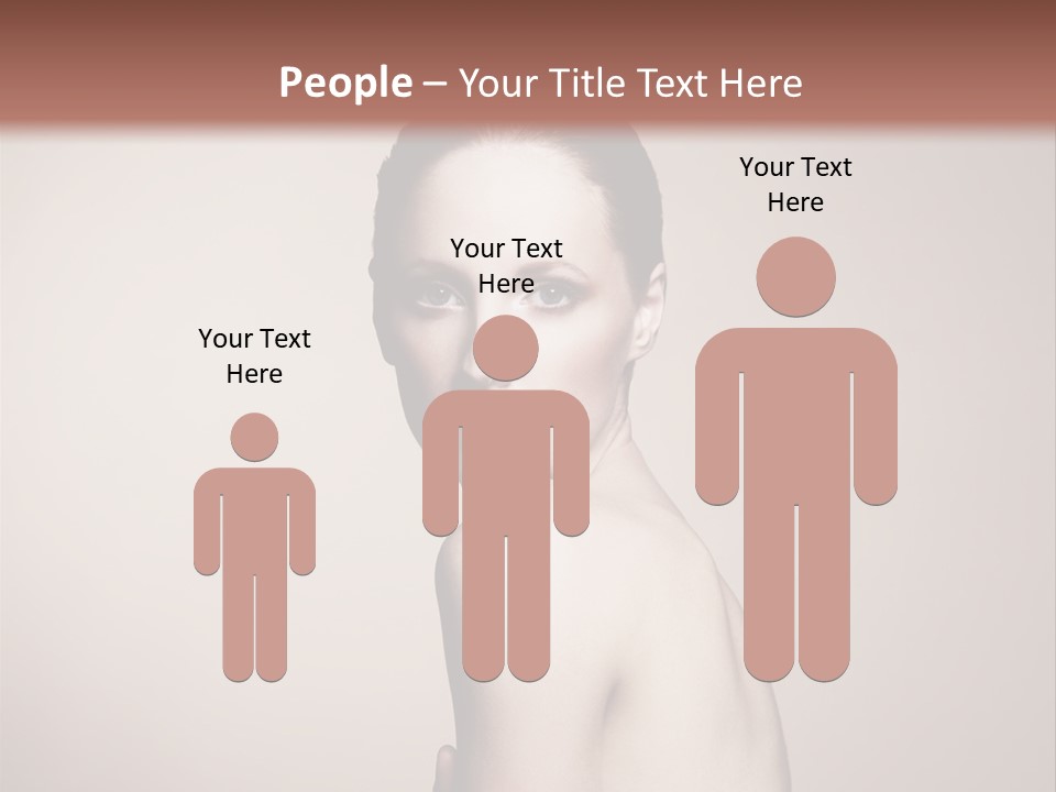 Human Person Undress PowerPoint Template