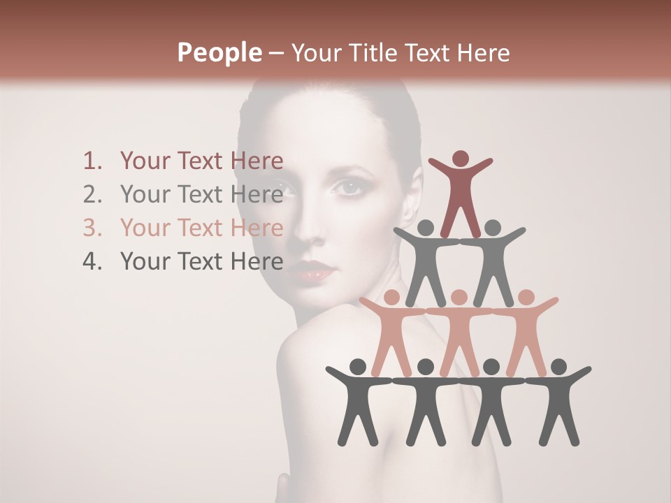 Human Person Undress PowerPoint Template