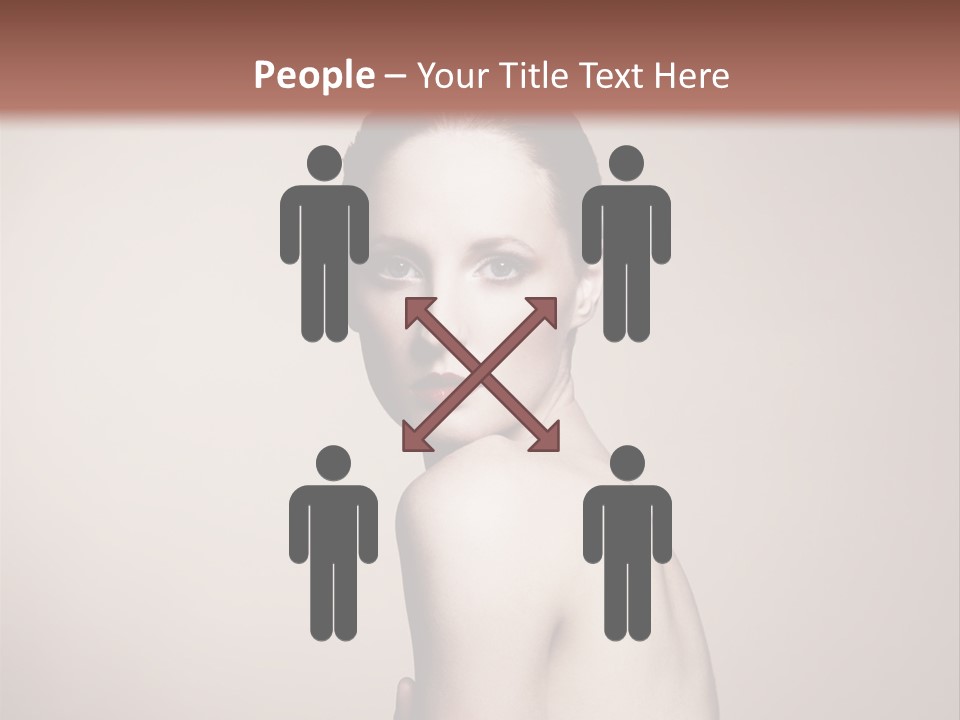 Human Person Undress PowerPoint Template