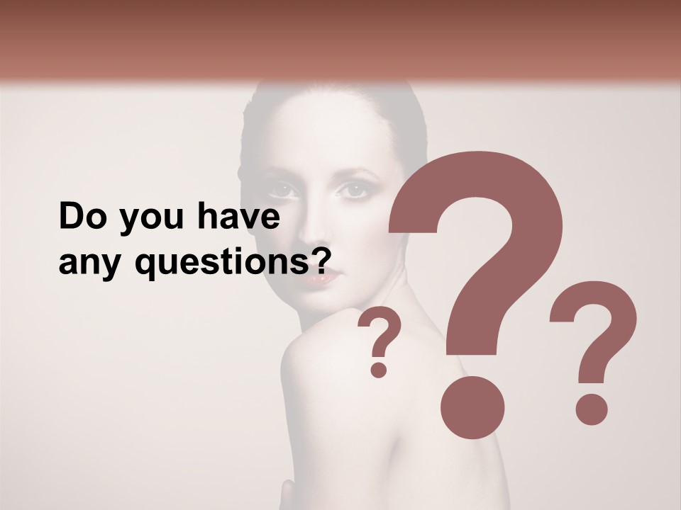 Human Person Undress PowerPoint Template