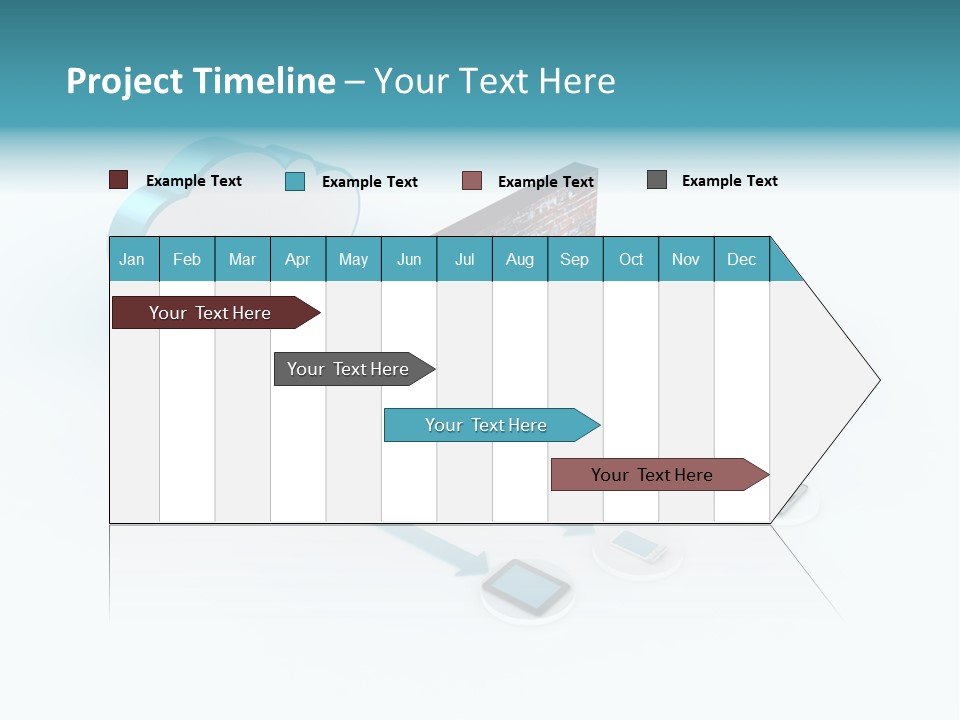 Computer Equipment Center Using Computer PowerPoint Template