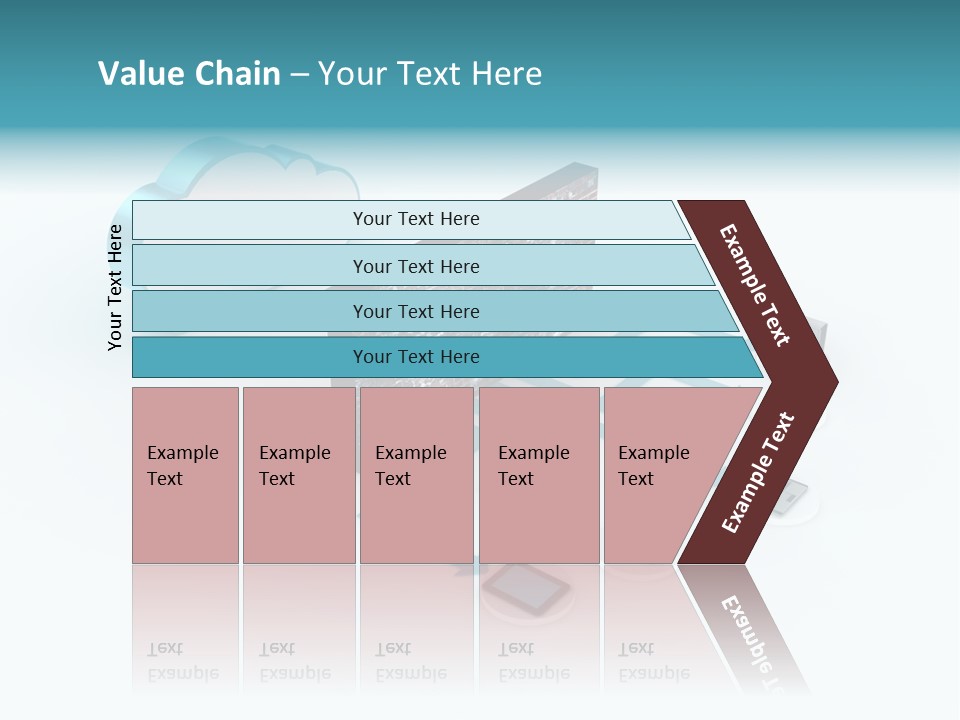 Computer Equipment Center Using Computer PowerPoint Template