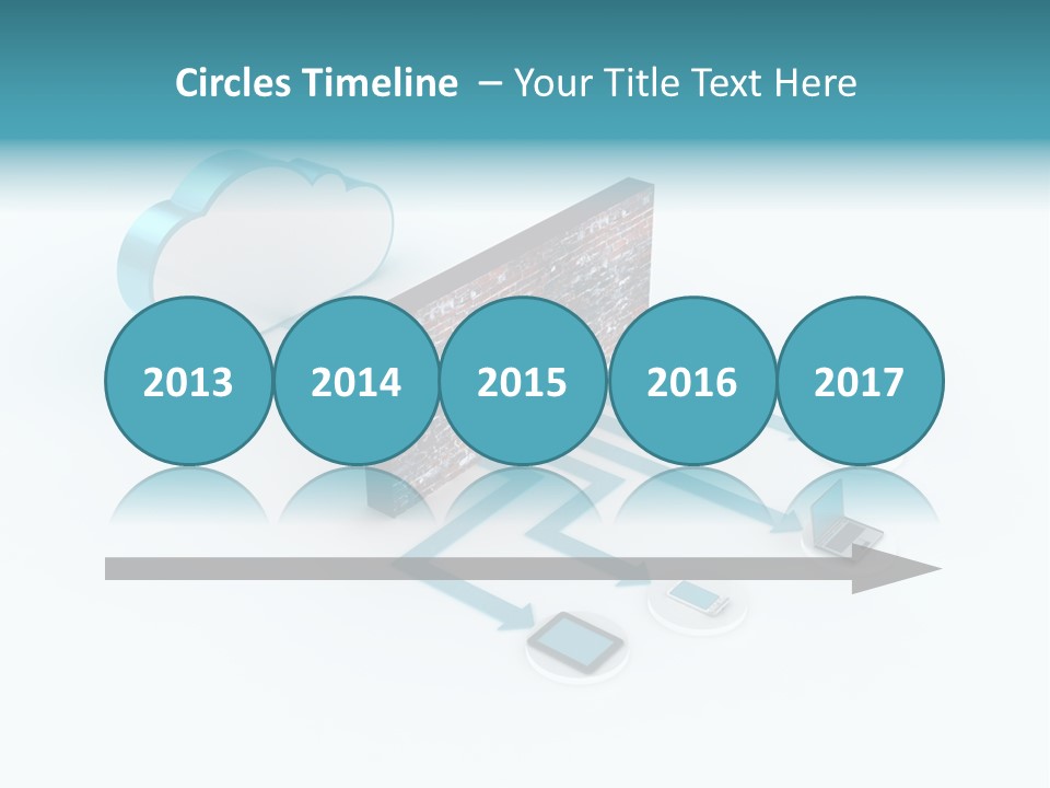 Computer Equipment Center Using Computer PowerPoint Template