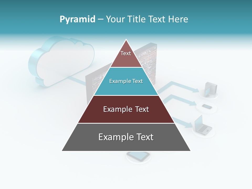 Computer Equipment Center Using Computer PowerPoint Template