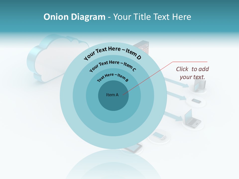 Computer Equipment Center Using Computer PowerPoint Template