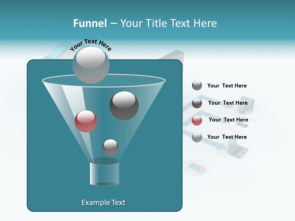 Computer Equipment Center Using Computer PowerPoint Template