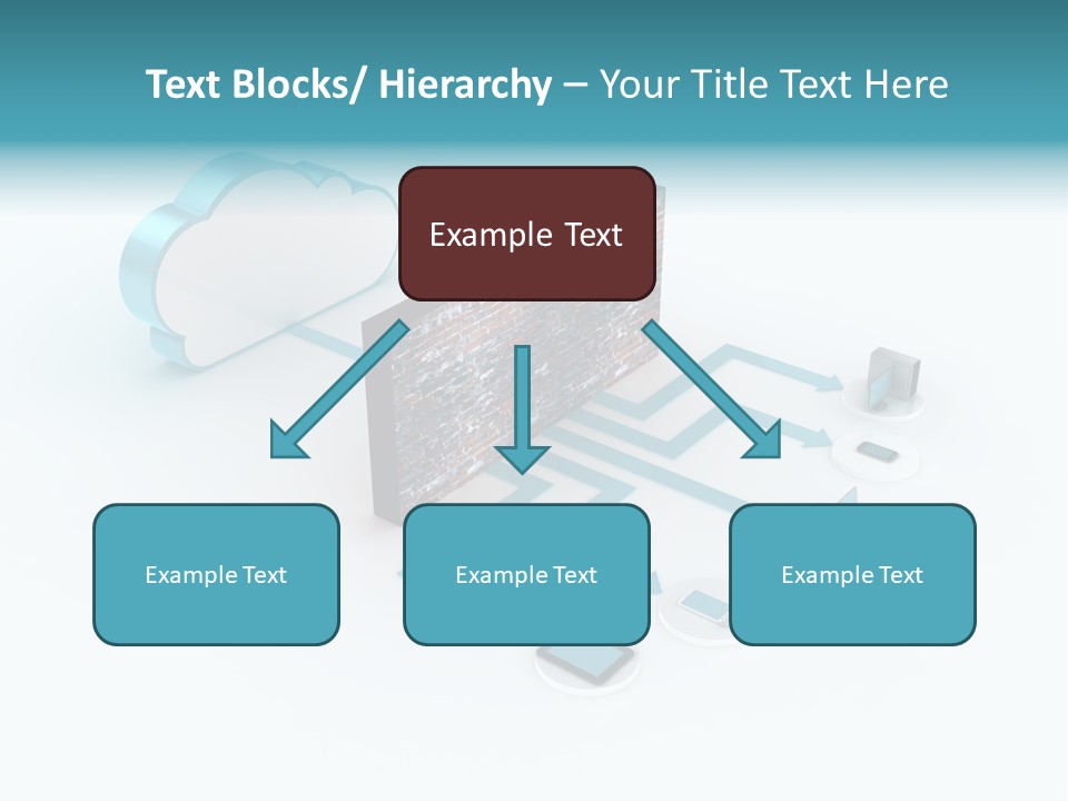 Computer Equipment Center Using Computer PowerPoint Template