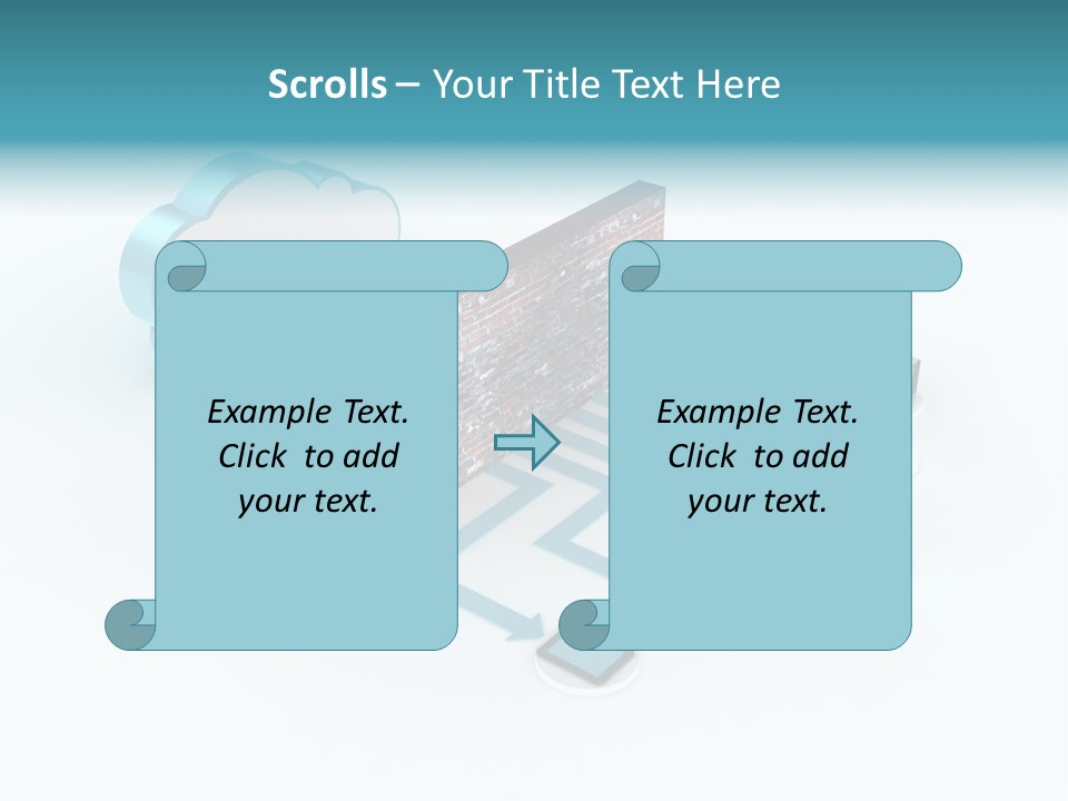 Computer Equipment Center Using Computer PowerPoint Template