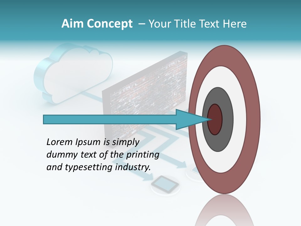 Computer Equipment Center Using Computer PowerPoint Template
