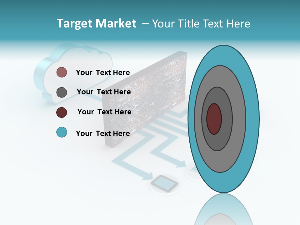 Computer Equipment Center Using Computer PowerPoint Template